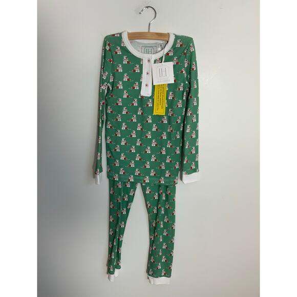 Lila + Hayes Pima Cotton Alden Girls' Pajama Pant Set size 6 - Picture 1 of 4